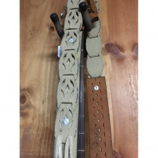 Artstrapz by Zotos- Recycled Worn Leather and Fringed Guitar Strap- 923