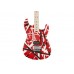 EVH Striped Series Electric Guitar Red/Black/White