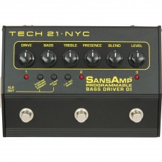 Tech 21 SansAmp 3-Channel Programmable Bass Driver DI