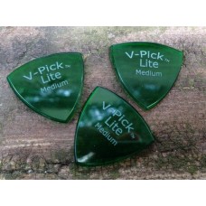 V-Picks Medium Pointed Lite Emerald Green