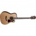 Washburn Heritage Series HF11SCE Acoustic-Electric Folk Guitar Natural