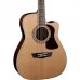 Washburn Heritage Series HF11SCE Acoustic-Electric Folk Guitar Natural