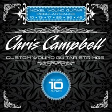 Chris Campbell Custom Nickel Wound Steel Electric Guitar Strings REGULAR 10-46