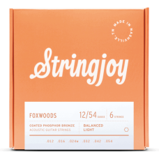 Stringjoy Foxwoods Light 12-54 Coated Phosphor Bronze Acoustic 