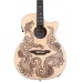 Luna Henna Dragon, Spruce Acoustic-Electric Guitar