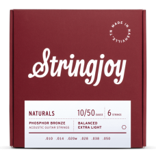 Stringjoy Naturals Extra Light 10-50 Phosphor Bronze Acoustic